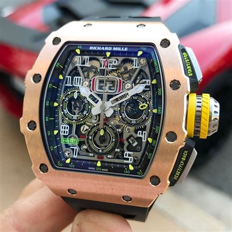 richard mille rose gold price